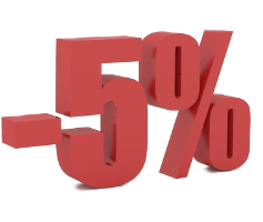 5 % korting als u betaald met Ideal 5 % korting als u betaald met Ideal